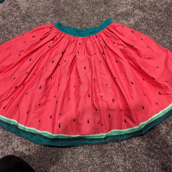 Collectif Dresses & Skirts - Collectif Watermelon circle skirt